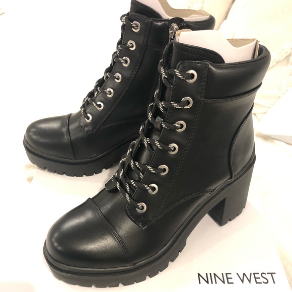 Nine west combat boots nwt size 7 - Picture 2 of 4